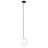 Emibig Colgante De Luz Royal Acero Negro | Apta para 1x E14 - Max 10W