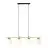Emibig Colgante De Luz Alora Acero Negro | Apta para 4x E14 - Max 10W