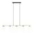 Emibig Colgante De Luz Allora Acero Negro | Apta para 5x E14 - Max 10W