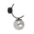 Emibig Luz De Pared Boston Acero Negro | Apta para 1x E14 - Max 10W