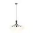 Emibig Colgante De Luz Nova Acero Negro | Apta para 5x E14 - Max 10W
