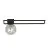 Emibig Luz de techo Imago Acero Negro | Apta para 1x E14 - Max 10W