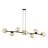 Emibig Colgante De Luz Rossi Acero Negro | Apta para 8x E14 - Max 10W