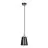 Emibig Colgante De Luz Bolero Acero Negro | Apta para 1x E27 - Max 15W