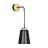 Emibig Luz De Pared Bolero Acero Negro | Apta para 1x E27 - Max 15W