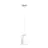 Emibig Colgante De Luz Bolero Acero Blanco | Apta para 1x E27 - Max 15W