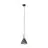 Emibig Colgante De Luz Rosa Acero Negro | Apta para 1x E27 - Max 15W