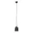 Emibig Colgante De Luz Target Acero Negro | Apta para 1x E27 - Max 15W