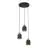 Emibig Colgante De Luz Target Acero Negro | Apta para 3x E27 - Max 15W