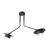 Emibig Luz de techo Mizu Acero Negro | Apta para 2x GX53 - Max 12W