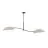 Emibig Luz de techo Lotus Acero Negro | Apta para 2x E14 - Max 10W