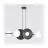 Emibig Colgante De Luz Volum Acero Negro | Apta para 6x G9 - Max 8W