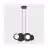 Emibig Colgante De Luz Model Acero Negro | Apta para 4x G9 - Max 8W