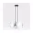 Emibig Colgante De Luz Elementi Acero Gris | Apta para 4x G9 - Max 8W