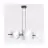 Emibig Colgante De Luz Elementi Acero Gris | Apta para 6x G9 - Max 8W