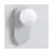 Emibig Pared y Luz de techo Viva Acero Gris | Apta para 1x G9 - Max 8W