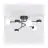 Emibig Luz de techo Holon Acero Negro | Apta para 3x G9 - Max 8W, 3x GX53 - Max 12W