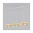 Emibig Colgante De Luz Skin Acero Blanco | Apta para 3x G9 - Max 8W