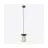 Emibig Colgante De Luz Ego Acero Marrón | Apta para 1x E14 - Max 10W
