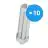 Multipack 10x Osram Dulux T/E Plus 42W 830 | Luz Cálida - 4-Pines