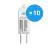 Multipack 10x Osram Halógeno G4 Capsule Halostar Starlite 5 W 