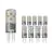 Multipack 10x Noxion Bolt LED Capsule G9 3.8W 470lm - 827 Luz muy Cálida | Reemplazo 40W