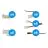 Noxion Tiras LED Naga - Conector Solamente Color 10mm - Medio 30pcs