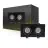 Bright Choice Foco Duo Negro | Recorte 155x75mm - IP22 - GU10 Fitting