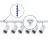 Set completo 1-Fase Rail 2 Metro Blanco | incl. 6x Foco + GU10 2700K 3W Regulable + Tapa Final, Conector de Alimentación y I-Conector
