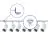 Bright Choice Set completo 1-Fase Rail L 1,5 x 1,5 Metro Blanco | incl. 7x Foco + GU10 2700K 3W Regulable + Tapa Final, Conector de Alimentación y L -Conector