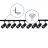 Bright Choice Set completo 1-Fase Rail L 2 x 2 Metro Negro | incl. 9x Foco + GU10 2700K 3W Regulable + Tapa Final, Conector de Alimentación y L -Conector