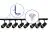 Bright Choice Set completo 1-Fase Rail L 1 x 2 Metro Negro | incl. 8x Foco + GU10 2700K 3W Regulable + Tapa Final, Conector de Alimentación y L -Conector