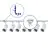 Bright Choice Set completo 1-Fase Rail L 1 x 2 Metro Blanco | incl. 7x Foco + GU10 2700K 3W Regulable + Tapa Final, Conector de Alimentación y L -Conector