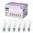 Multipack 6x Philips Bulbo LED E27 Pera Mate 5W 470lm - 827 Luz Muy Cálida