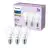 Multipack 3x Philips Bulbo LED E27 Pera Mate 5W 470lm - 827 Luz Muy Cálida