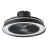 Eglo Ventilador De Techo Vallonia 1 ABS Matt Negro 31.7W 3200lm - 827-865 Ajustable Blanco + RGB | Regulable