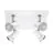Eglo Luz de techo Tamara 1 Acero Blanco Cromo 4x2.8W 4x250lm - 830 Luz Cálida | IP44 - Incl. 4x GU10