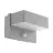 Eglo Luz De Pared Azzinano Acero Plata Up & Down 5W 700lm - 830 Luz Cálida | IP44 - Sensor de Movimiento y Luz