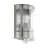 Eglo Luz De Pared Tribano Acero Acero Inoxidable | IP44 - Apta para 1x E27 - Sensor de Movimiento y Luz