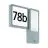 Eglo Luz De Pared Cheira Aluminium Plata 2W 300lm - 830 Luz Cálida | IP44 - Sensor de Movimiento y Luz