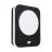 Eglo Luz De Pared Madriz Aluminium Negro 3W 370lm - 830 Luz Cálida | IP44 - Sensor De Movimiento