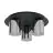 Eglo Luz de techo Gorosiba 1 Acero Negro | IP20 - Apta para 3x E27 