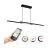 Eglo Colgante De Luz Fraioli-Z Aluminium Negro 17W 2400lm - 827-865 Ajustable Blanco + RGB | IP20 - Zigbee Regulable