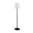 Eglo Lámpara de pedestal Alghera Negro | IP44 - Apta para 1x E27