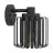 Eglo Luz De Pared Selinus Acero Negro | IP65 - Apta para 1x E27