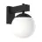Eglo Luz De Pared Bufalata Acero Negro | IP54 - Apta para 1x E27