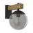 Eglo Luz De Pared Bufalata Acero Negro | IP54 - Apta para 1x E27