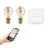 Eglo Connect.Z Smart LED Pera E27 Con Filamento Ámbar 9.8W 360lm - 827-865 Ajustable Blanco | Regulable - Reemplazo 25W