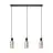 Eglo Colgante De Luz Maione Acero Negro | IP20 - Apta para 3x E27 