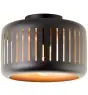 Brilliant Tyas Luz de techo Metal Negro Oro | 270mm - Apta para 1x E27